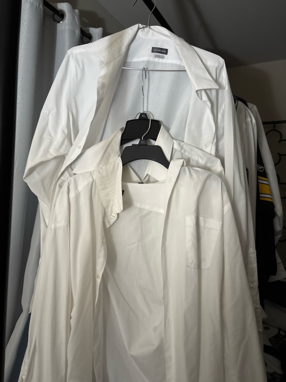 3 pack Men's White Button-Up Shirt